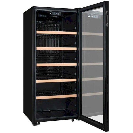 LA SOMMELIERE LS117BLACK για 121 Μπουκάλια Μαύρο Συντηρητής Κρασιών image 8