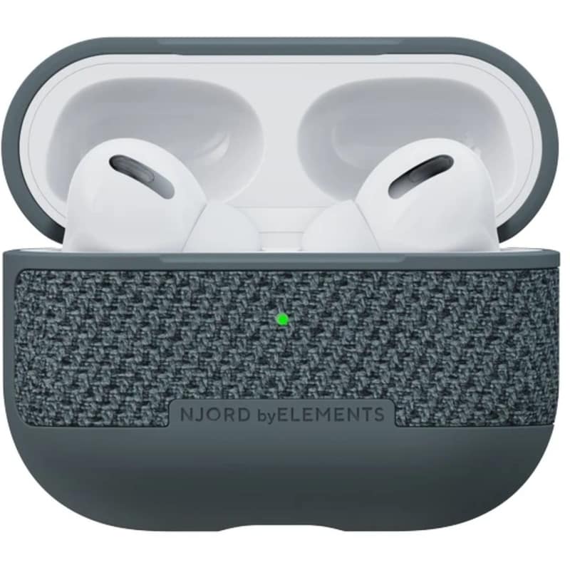Θήκη Apple AirPods Pro - Njord Υφασμάτινη - Dark Grey