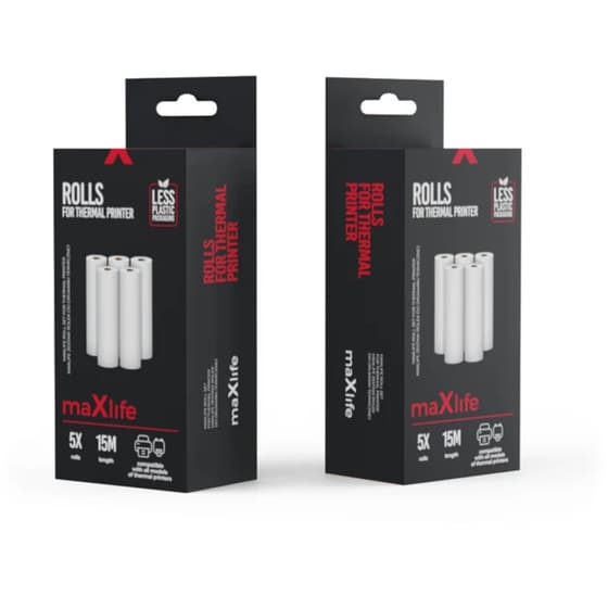 Χαρτοταινία Θερμική Maxlife  Εκτυπωτή Ετικετών 3m image 0