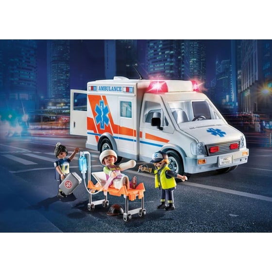 Playmobil Ασθενοφόρο Με Διασώστες (71232) image 1