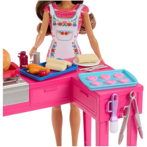 Mattel Barbie Recipe for Friendship – Κουζίνα Μαγειρικής Κούκλα Τερέζα image 1