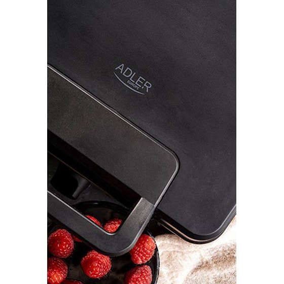ADLER AD 3049 4 Θέσεων 1800 W Μαύρο Βαφλιέρα image 2