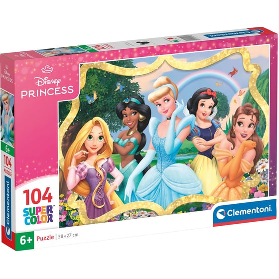 Παιδικό Παζλ Clementoni Super Color Disney Prinncess (104 Κομμάτια) image 0