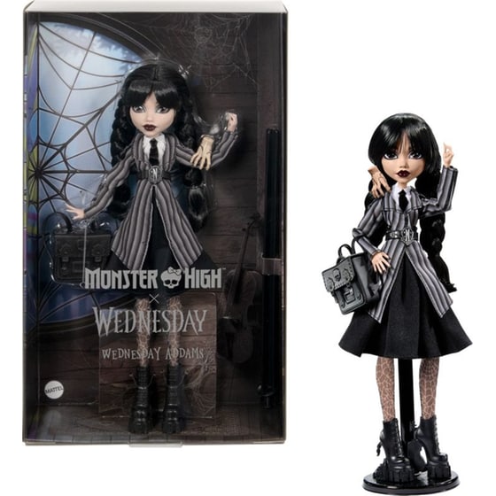 Mattel Κούκλα Συλλεκτική Monster High x Wednesday - Nevermore Academy image 0