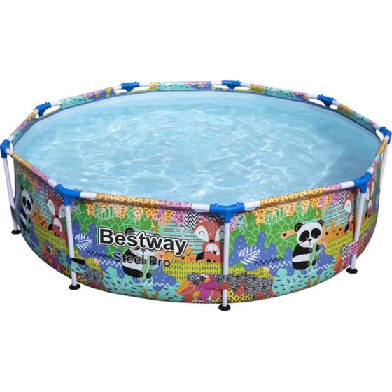 Οικογενειακή Πισίνα Εδάφους Bestway Steel Pro Max 3221 Lt image 0