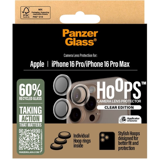 Προστατευτικό κάμερων Apple iPhone 16 Pro/iPhone 16 Pro Max - PanzerGlass Hoops Camera Lens Protection image 3