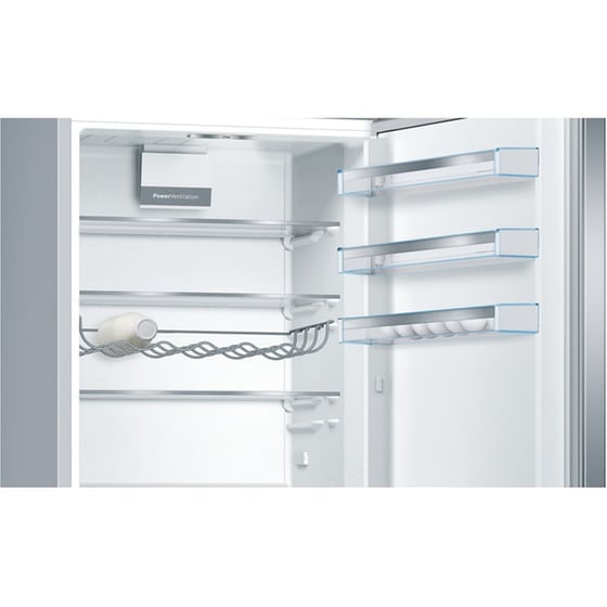 BOSCH KGE49AICA Low Frost 419 Lt Brushed Steel Antifinger Ψυγειοκαταψύκτης image 4