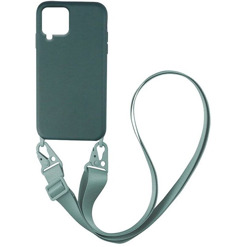 Θήκη Samsung Galaxy M32 4G - Sonique Carryhang Liquid Silicone Strap - Πράσινο