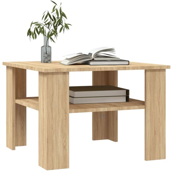 Τραπεζάκι Σαλονιού VidaXL από Μοριοσανίδα 60x60x42cm - Καφέ image 1
