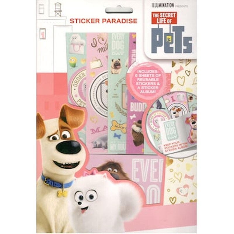 The Secret Life Of Pets Sticker Paradise