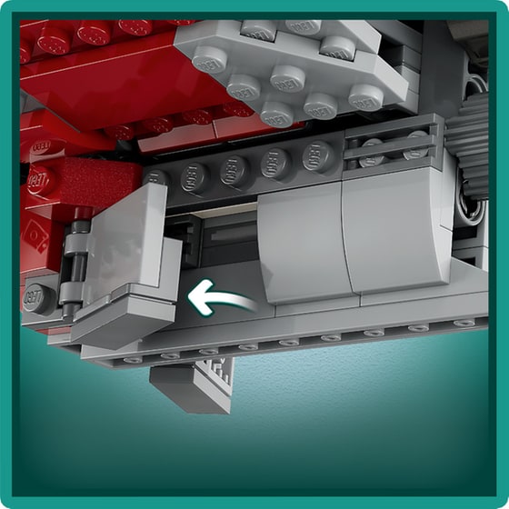 LEGO® Star Wars Ahsoka Tano's T-6 Jedi Shuttle (75362) image 9