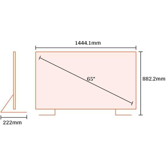Samsung LED 65" 4K Smart Τηλεόραση UE65U8072H image 1