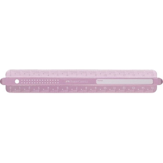 Χάρακας Faber-Castell Sparkle Άθραυστος 15 cm (1 Τεμάχιο) image 1