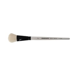 Graduate Synthetic Wihite Goat Oval Wash 1