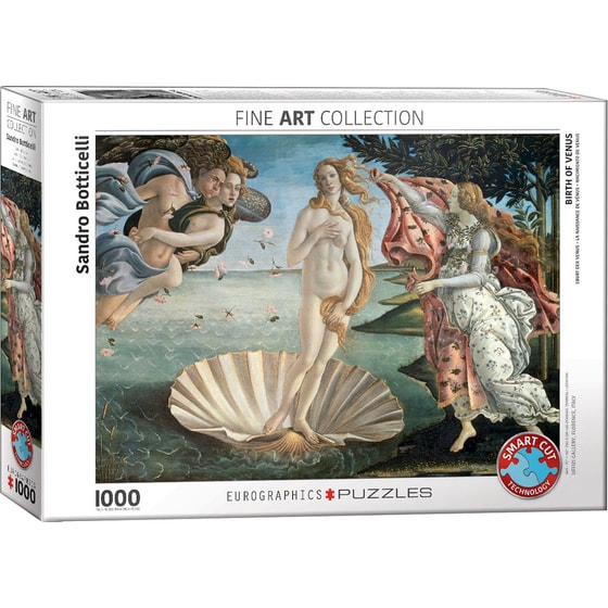 Παζλ Eurographics Sandro Botticelli: Birth of Venus (1000 Κομμάτια) image 0