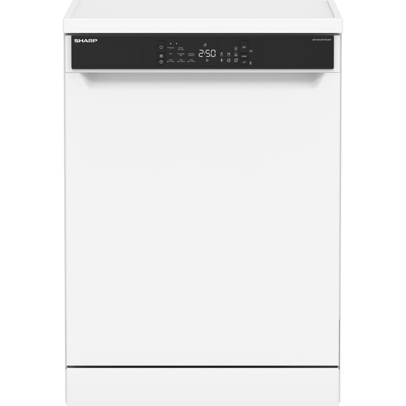 SHARP QW-NA23F47D4W-GR για 14 Σερβίτσια Λευκό Πλυντήριο Πιάτων