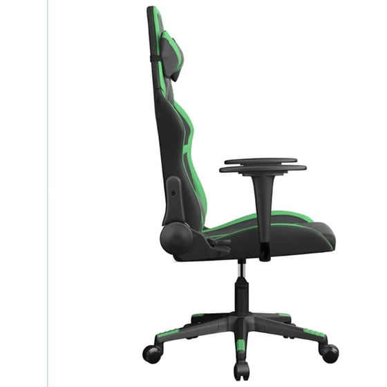 Καρέκλα Gaming VIDAXL 345426 με Ρυθμιζόμενα Μπράτσα από Τεχνητό Δέρμα - Μαύρο image 2