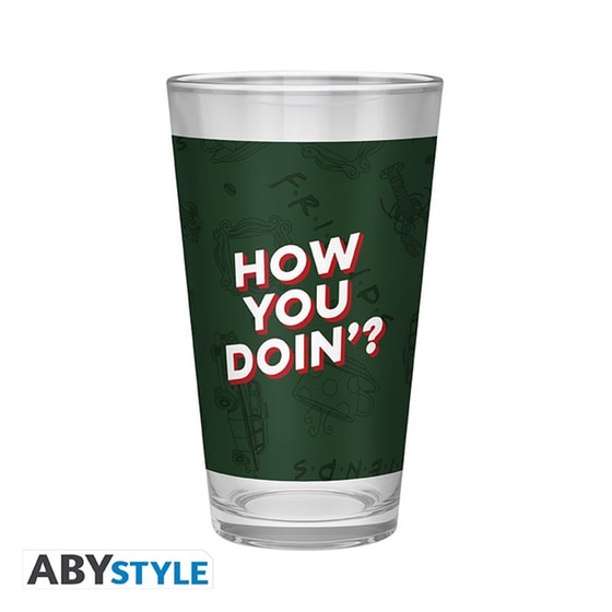 Σετ Ποτήρι με Πιν & Σημειωματάριο ABYstyle Central Perk Γυάλινο 400 ml - Friends image 2