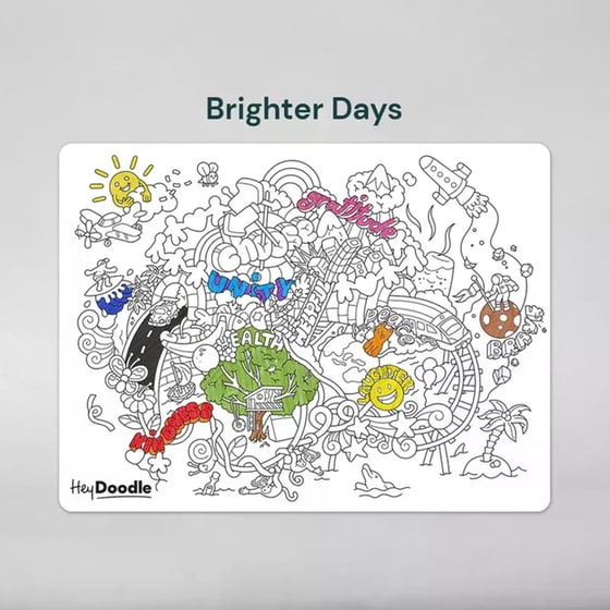 Χαλάκι Ζωγραφικής Hey Doodle Brighter Days Large image 4