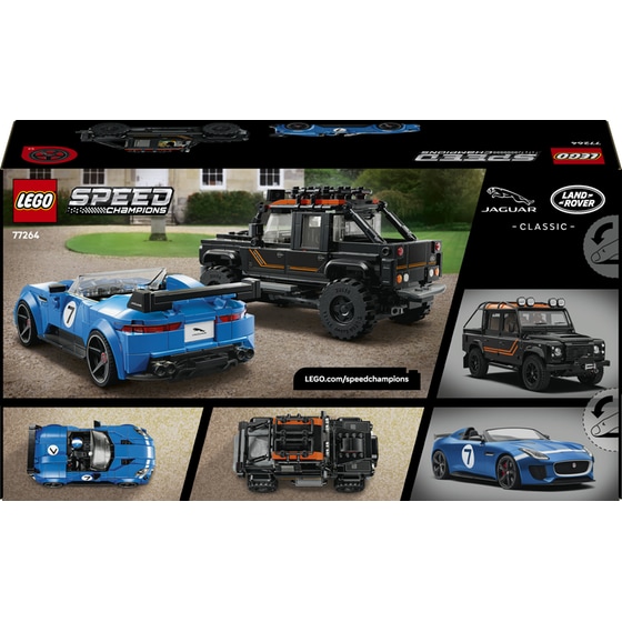 LEGO® Speed Champions Jaguar Project 7 & Land Rover Defender (77264) image 3