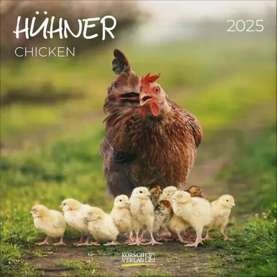 Ημερολόγιο Τοίχου 2025 Hühner image 0