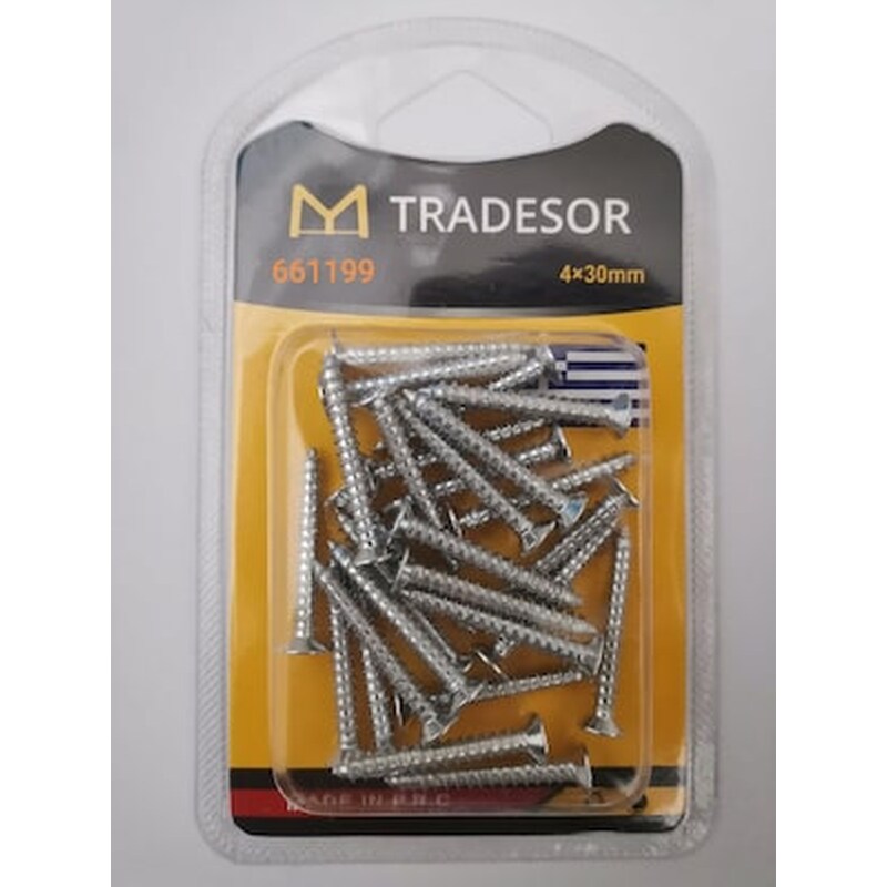 TRADESOR Σετ - Βίδες - 4x30mm