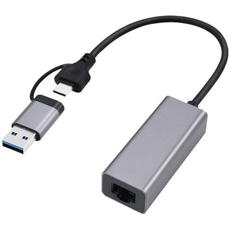 Cablexpert Usb3.1+typec Gigabit Network Adapter - Γκρι