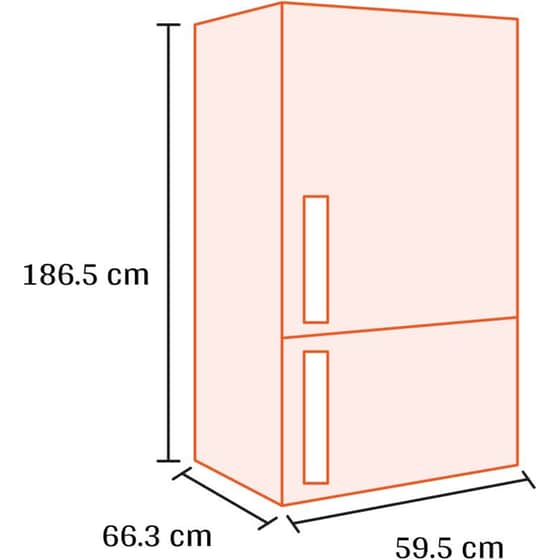 BEKO RDNE455K40XBN Total No Frost 406 Lt Γκρι Δίπορτο image 1