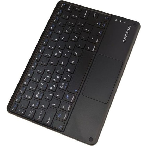 Conceptum BTOUCH-301GR Ασύρματο Πληκτρολόγιο με Touchpad Bluetooth Gray image 1
