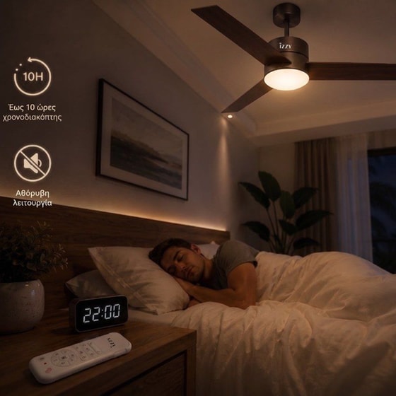 IZZY IZ-9031 Ανεμιστήρας Οροφής 65W 132cm image 7
