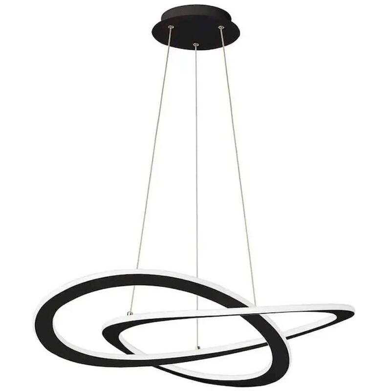 VIOKEF Φωτιστικό Οροφής Δίφωτο Viokef Led Charlie 4235800 Μεταλλικό - Μαύρο