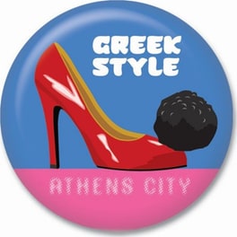 Μαγνήτης GNF THINKOFGREECE Ελληνικά Τακούνια 3.8 cm