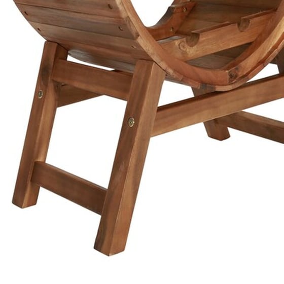 Ραφιέρα/Σταντ Κρασιών Vidaxl Από Μασίφ Ξύλο Ακακίας Για 13 Φιάλες - Καφέ image 4