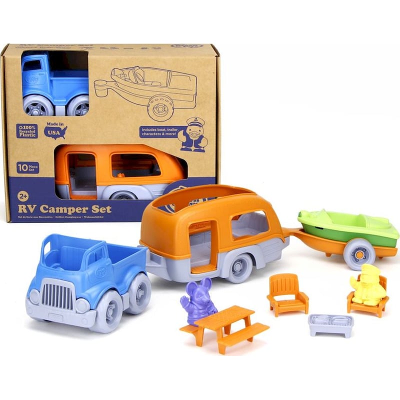 GREEN TOYS Green Toys: Rv Camper Set (rvco-1459)