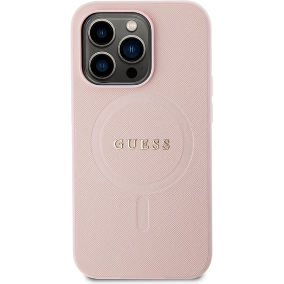 Θήκη Apple iPhone 13 Pro - Guess Saffiano Hard Case - Ροζ image 0