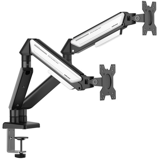 Anda Seat A6D-2S Βάση Γραφείου για 2 Οθόνες έως 32" με Βραχίονα - Μαύρο image 2
