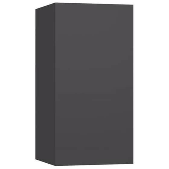 Έπιπλα Τηλεόρασης VidaXL από Μοριοσανίδα 2 Τμχ 30.5x30x60cm - Γκρι image 5