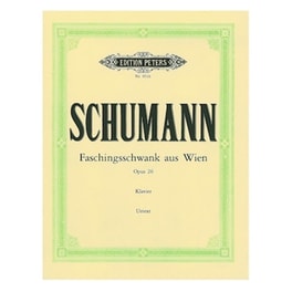 Βιβλίο Για Πιάνο Edition Peters Schumann - Faschingsschwank Aus Wien, Op.26