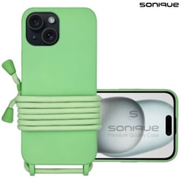 Θήκη  Apple iPhone 15 - Sonique Με Κορδόνι Carryhang - Πράσινο