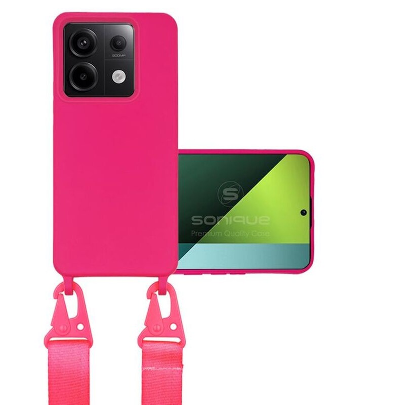 Θήκη Xiaomi Redmi Note 13 Pro 5G - Sonique Με Strap - Ροζ