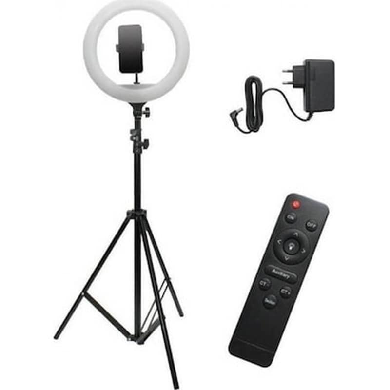 OEM Ring Light 36.5cm YQ-360B Με Τρίποδο και Βάση Κινητού