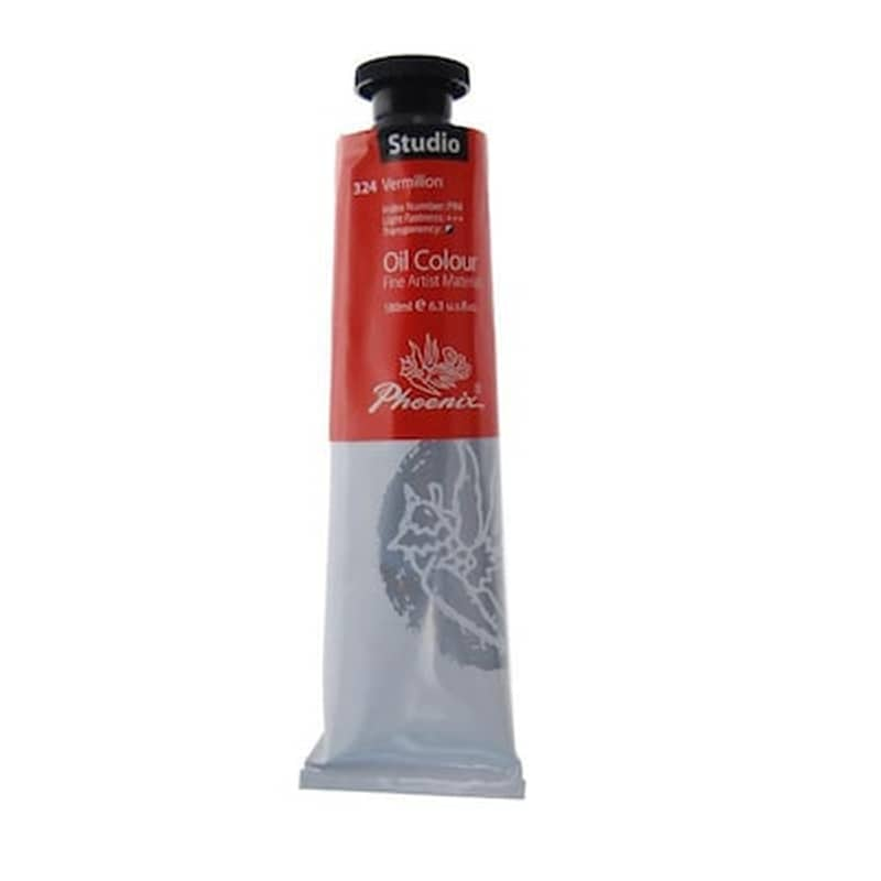 WUXI PHOENIX ARTIST MATERIALS IMP & EXP CO., LTD Phoenix Χρώμα Λαδιού Vermillion 180ml