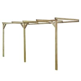 Vidaxl Πέργκολα Στηριζόμενη 2 X 4 X 2,2 Μ. Ξύλινη