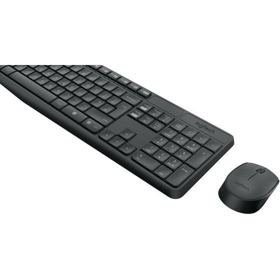 Logitech MK235 Ασύρματο USB Σετ Πληκτρολόγιο & Ποντίκι Grey (US) image 1