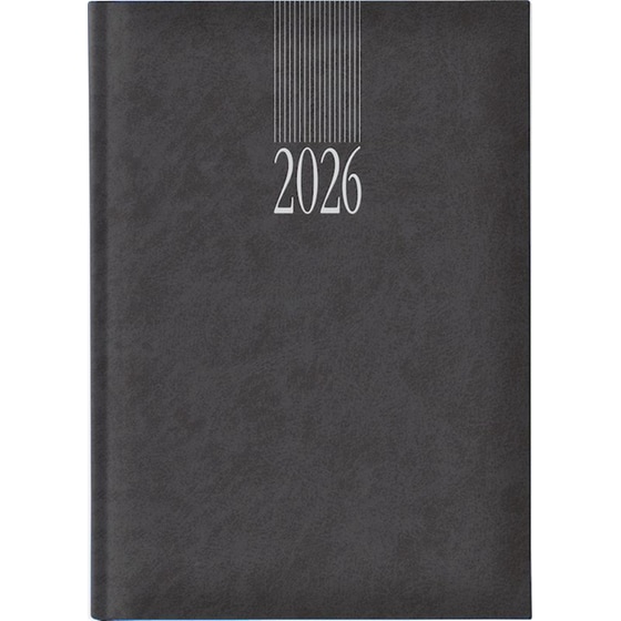 Ημερολόγιο Ημερήσιο 2026 Θεοφύλακτος 12M Sidney Μαύρο image 0