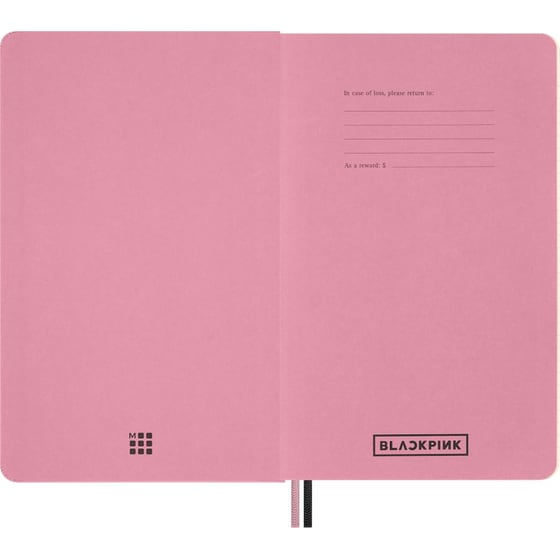 Ημερολόγιο Εβδομαδιαίο 2027 Moleskine x BLACKPINK 18Μ L Hardcover Μαύρο/Ροζ image 2