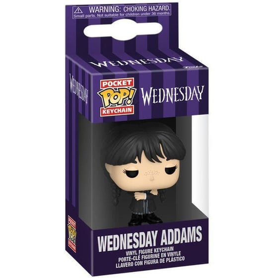 Funko Pocket Pop! Keychain - Wednesday - Wednesday Addams image 1