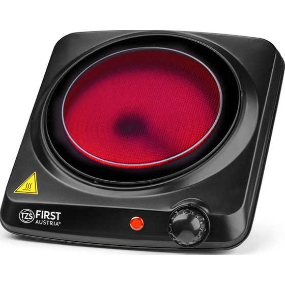 FIRST AUSTRIA FA-5097-1 1200 W Μαύρο Επιτραπέζια Εστία Κεραμική Μονή image 2