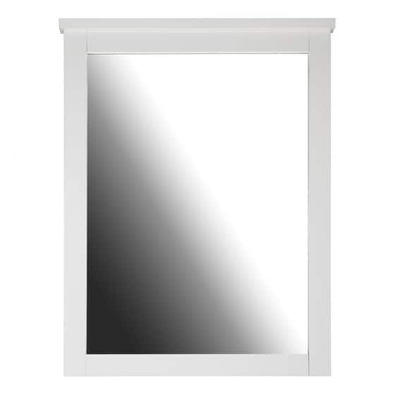 Διακοσμητικός Καθρέφτης Τοίχου 24Mall Life 72x93 cm - Λευκός image 0