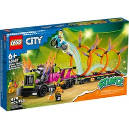 LEGO® City Stunt Truck & Ring of Fire Challenge (60357)